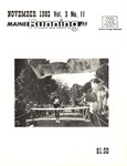 Maine Running Vol. 3 No. 11 November 1982 by Robert E. Booker