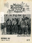 Maine Running & Outing Magazine Vol. 8 No. 11 November 1987 by Chuck Morris