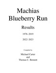 Machias Blueberry Run Results