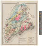 Geological Map of Maine 1919 by C. H. Hitchcock