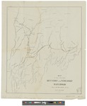 Map of the Proposed Kennebec and Wiscasset Railroad 1872 by A. W. Wildes