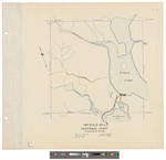 T8, R13 WELS, Eagle Lake township. Shows outline roads and telephone line. by James W. Sewall