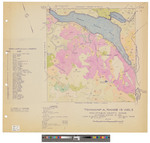 TA, R13 WELS, Frenchtown towhship. Shows forest type, public lot and camps in color. by James W. Sewall