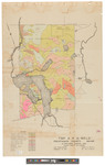 T3, R14 WELS, Lobster township. Shows forest type and camps in color. by James W. Sewall