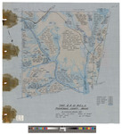 TB, R11 WELS. Shows forest type, roads, camps and Philbrook Farm in color. Tracing. by James W. Sewall