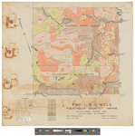 T1, R12 WELS, Wildland township. Shows forest type, phone line, camps and roads. by James W. Sewall