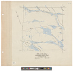 T2, R12 WELS, Wildland township. Outline showing camps, roads and phone lines. by James W. Sewall