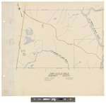 Township 10 Range 17 WELS, Big 10 Township. Shows rivers, telephone lines and roads in color. by James W. Sewall