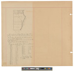 Township 10 Range 17 WELS, Big 10 Township. A sketch giving owners Coburn, Boston, Lanigan and Haines. Shows drawing of Moosehead Lake. No date.