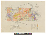 Township 1 Range 1 NBKP, Taunton and Raynham. Shows forest type and public lots in color. by James W. Sewall