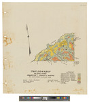 Township 5 Range 4 NBKP, Blake Gore. Shows forest type and roads in color. by James W. Sewall