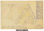 Concord Township, Bureau of Taxation. Old tax plan shows forest type and lots, plan 1 of 4 in color. Come note with attachments. by James W. Sewall