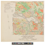 Township 3 Range 1 NBKP, Long Pond Township. Shows forest type, public lots and owners in color. by James W. Sewall