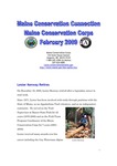 Maine Conservation Connection, February 2009 by Maine Conservation Corps