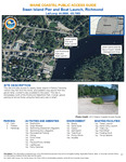 Swan Island Pier and Boat Launch, Richmond, Maine