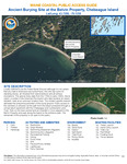 Ancient Burying Site at the Belvin Property, Chebeague Island, Maine