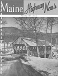 Maine Highway News : February 1958