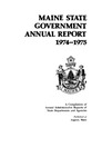 Maine State Government Administrative Report 1974-1975