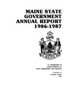 Maine State Government Administrative Report 1986-1987