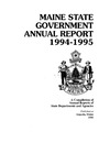 Maine State Government Administrative Report 1994-1995