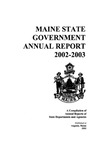 Maine State Government Administrative Report 2002-2003