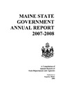 Maine State Government Administrative Report 2007-2008