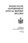 Maine State Government Administrative Report 2012-2013