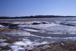 Wharton Point - Ice on Marsh + Channel by Joseph Kelley