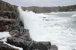 big wave Acadia National Park