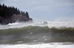 wave breaking Sand Beach by Joseph Kelley
