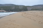 Sand Beach  berm view west