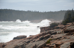 waves along Shore Drive in Acadia by Joseph Kelley