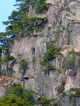 hikers on the Beehive in Acadia