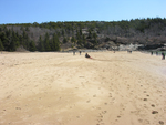 Sand Beach berm view east by Joseph Kelley