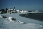 snow covered beach at Horseshoe Cove