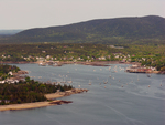 Southwest Harbor from air by Joseph Kelley