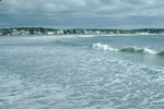 pocket beach waves Kennebunk Beach by Joseph Kelley