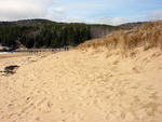 Sand Beach dune line view west by Joseph Kelley