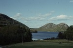 Jordan Pond and "The Bubbles" - Acadia National Park by Woodrow B. Thompson