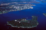 Castine from the air