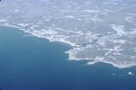 aerial Kennebunkport coastline