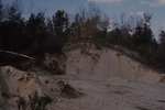 Sand in gravel pit