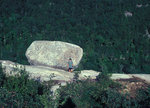 balance rock in Acadia National Park by Joseph Kelley