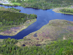 Bass Harbor bog from air