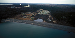 Jasper Beach lagoon from air by Joseph Kelley