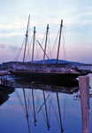 Wiscasset with 2 schooners by Joseph Kelley