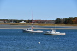 lobster boats at anchor