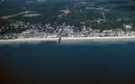 Old Orchard Beach pier from air by Joseph Kelley