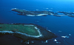 Bluff Island from air