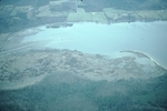 Delta with spit at Sebago Lake